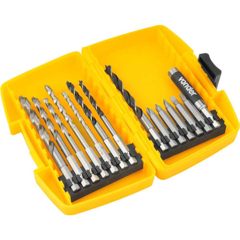 Jogo combinado brocas e bits com 14 peças VONDER