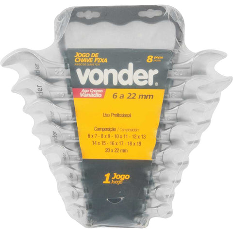 Jogo de chaves fixas 6 mm a 22 mm VONDER