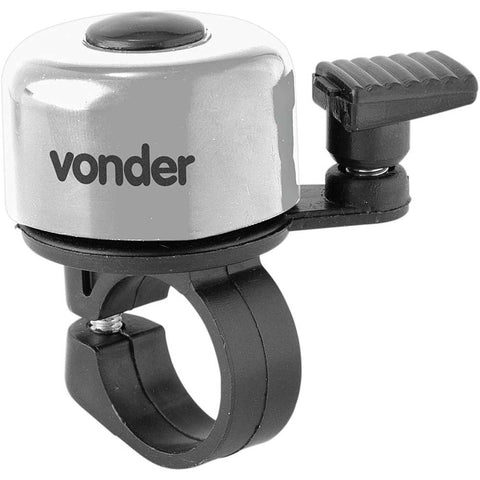Campainha para bicicleta tipo sino prata VONDER