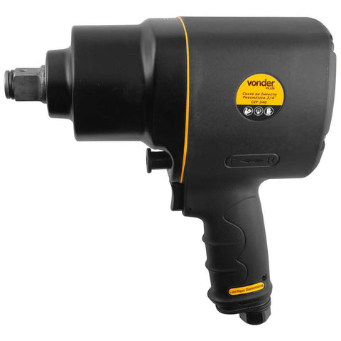 Chave de Impacto Pneumática 3/4" 191mm Vonder Plus CIP 340 Oficinas Metalúrgicas