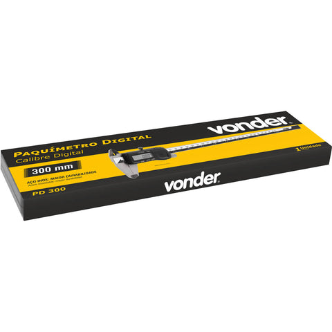 Paquímetro Digital 300mm Vonder PD 300 a Bateria CR2032 com Conversão