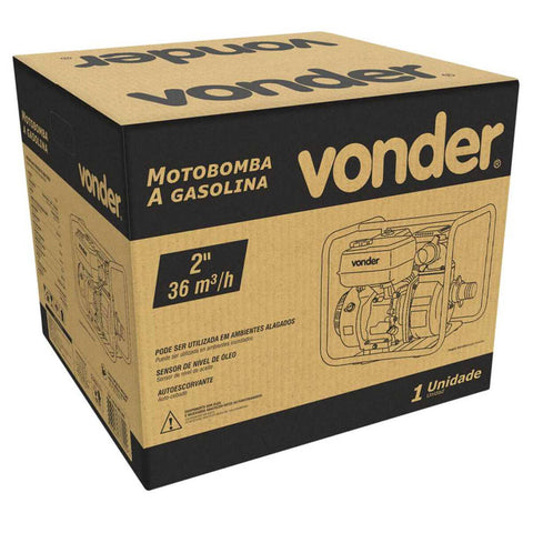 Motobomba a Gasolina 2" 4 Tempos Vonder com Filtro de Água 7 cv/hp