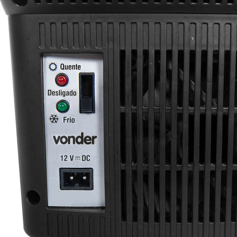 Refrigerador Automotivo 8L Vonder 127V com Alça Tiracolo Resfriamento Aquecimento