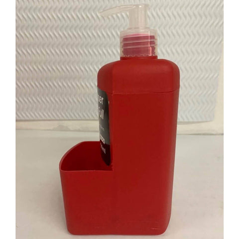 Kit Organizador Pia de Cozinha Escorredor de Louça e Porta Detergente 700ml Utility Vermelho