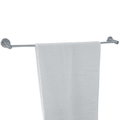 Kit Banheiro Inox Toalheiro de Banho e Rosto e Papeleira Organizadores