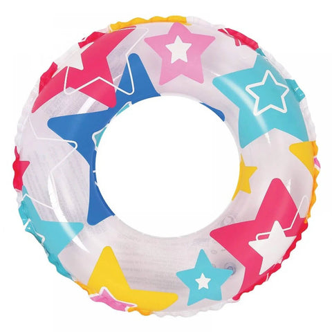 Kit 2 Boias para Piscina 60cm Redondas Sortidas em PVC 30kg Coloridas Zippy Toys