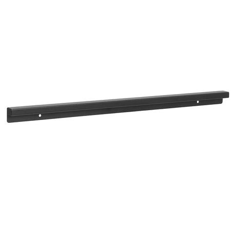 Suporte Tubo para Encaixe 60cm Barra de Cozinha Flat Aço Carbono Preto Piva