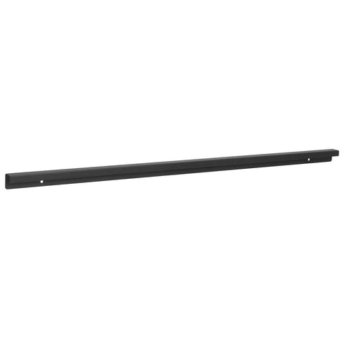 Barra para Cozinha de Encaixe 90cm Suporte Tubo Aço Carbono Preto Flat Piva