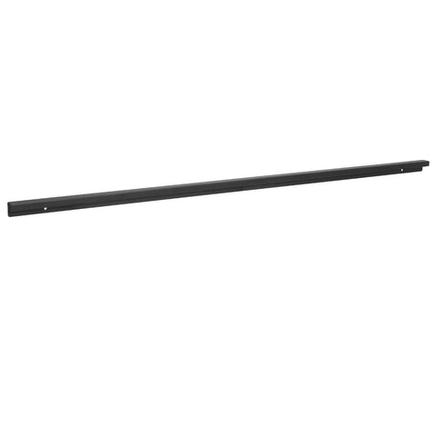 Barra para Cozinha 120cm de Encaixe Suporte Flat Aço Carbono Preto Piva