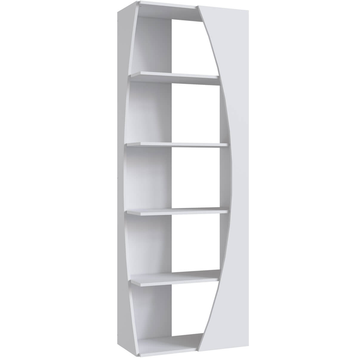 Prodecor Estante Livreiro Multiuso Com 5 prateleiras Branco Prodecor Organizado ...