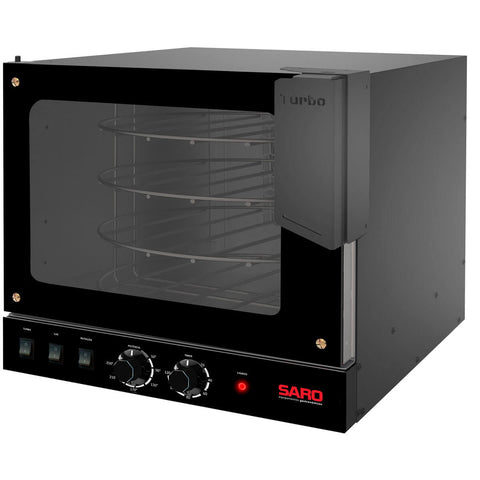 Forno de Pizza Pão de Queijo Turbo Rotativo 2 em 1 com 4 Esteiras 220V Saro