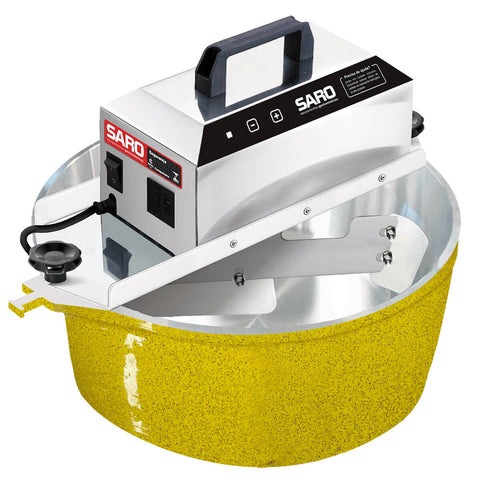 Panela Mexedora Elétrica 10 litros Bivolt 50/60 HZ Amarelo Saro