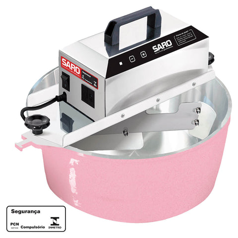 Panela Mexedora Elétrica Automática 10 litros Bivolt 50/60 HZ Rosa Saro