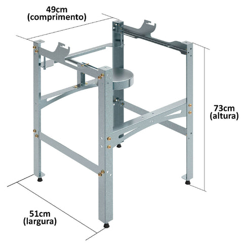 Suporte com Aquecimento a Gás para Panela Misturadora de 10 Litros Saro