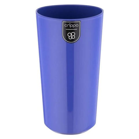 Copo Alto Crippa 500ml Plástico Azul Madrugada Escolar Refeitório Lanche Restaurante