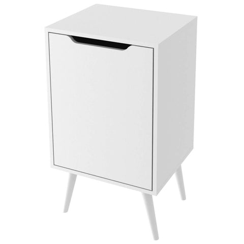 Gabinete Branco 45cm para Banheiro Lavabo com 1 Porta BN3641 Tecnomobili Sem Cuba