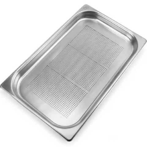 5 Cubas Inox Gastronômicas 1/1 Perfuradas 65mm Buffet 9l Restaurante Cozinha Industrial