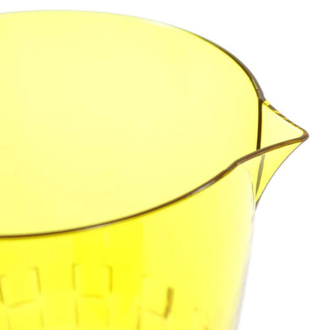 Jarra com Tampa 3L Trama Crippa de Plástico Água Suco Bebidas Amarelo Transparente