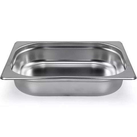 4 Cubas Inox Gastronômica 1/2 Buffet 65mm Restaurante 4,21L Cozinha Industrial 32,5x26cm