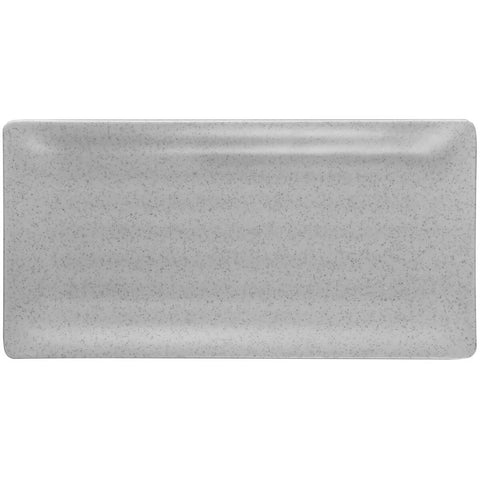 Travessa Retangular de Melamina Servir Sushi 29x14cm Bandeja Lyor Tóquio Granilite