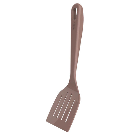 Espátula Culinária de Nylon 31,5cm Reta Kitch Crippa Amêndoa Cozinha Utensílio