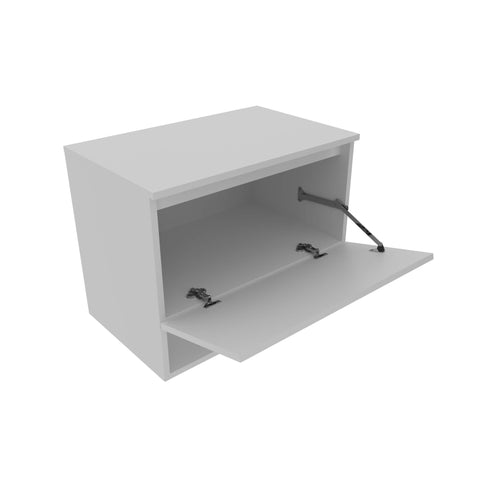 Balcão Gabinete Suspenso para Banheiro 60cm com 1 Porta e Nicho BN3606 Branco SEM CUBA