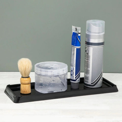 Kit 2 Bandejas para Bancada de Banheiro Retangular 30,5x11,5cm Vitra OU Preta
