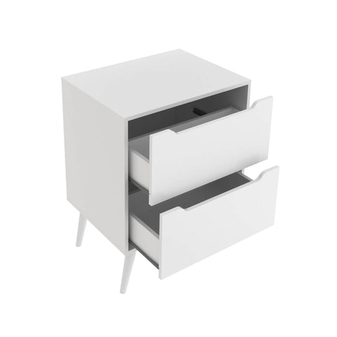 Gabinete para Banheiro 60cm com 2 Gavetas BN3639 Branco Tecnomobili SEM CUBA