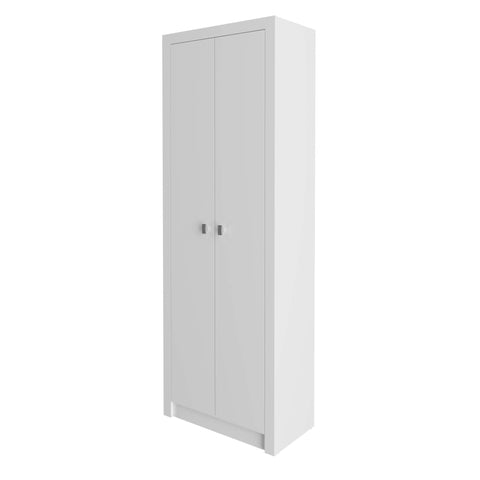 Armário para Escritório com 2 Portas e 5 Prateleiras ME4105 Branco Tecnomobili