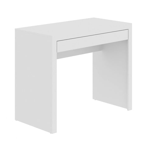 Mesa Escrivaninha para Escritório 90x46,5x74,5cm com 1 Gaveta Branca ME4107 Tecnomobili