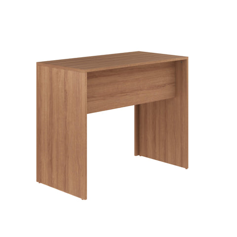 Mesa Escrivaninha para Escritório 90x46,5x74,5cm com 1 Gaveta Amêndoa ME4107 Tecnomobili