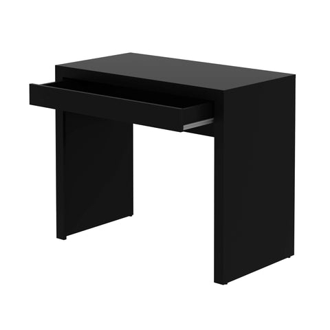 Mesa Escrivaninha Escritório 90x46,5x74,5cm 1 Gaveta Preto ME4107 Tecnomobili