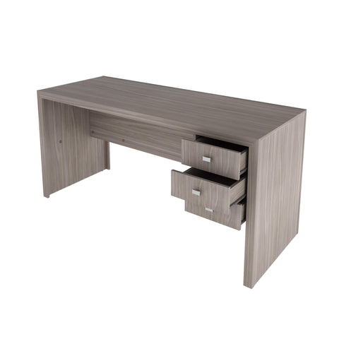 Mesa para Escritório 155cm com 3 Gavetas ME4113 Carvalho Tecnomobili