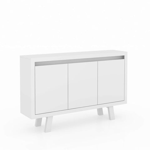 Balcão para Escritório com 3 portas ME4120 Branco Tecnomobili