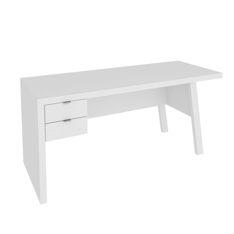 Mesa para Escritório 163cm com 2 gavetas ME4122 Branco Tecnomobili