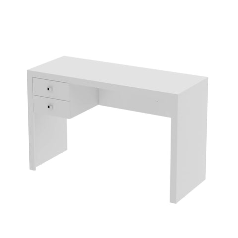 Mesa para Escritório 117cm com 2 gavetas ME4123 Branco Tecnomobili