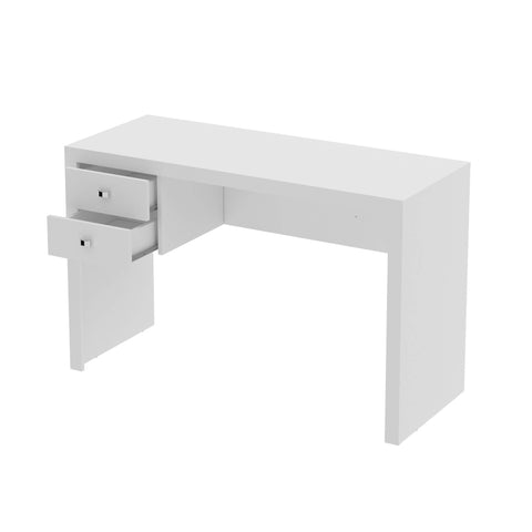 Mesa para Escritório 117cm com 2 gavetas ME4123 Branco Tecnomobili