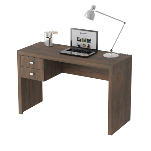 Mesa para Escritório 117cm com 2 gavetas ME4123 Rústico Tecnomobili