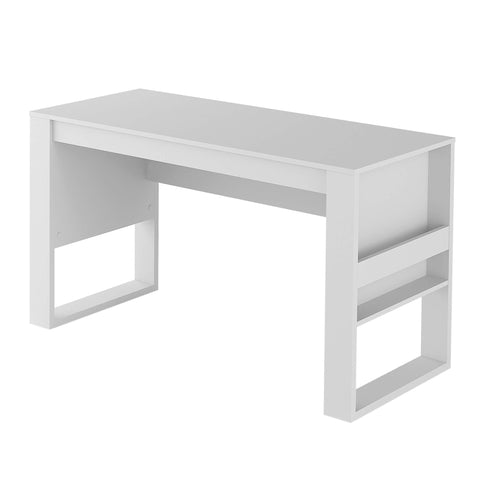 Mesa para Escritório 127cm com Detalhe Ripado ME4146 Branco Tecnomobili