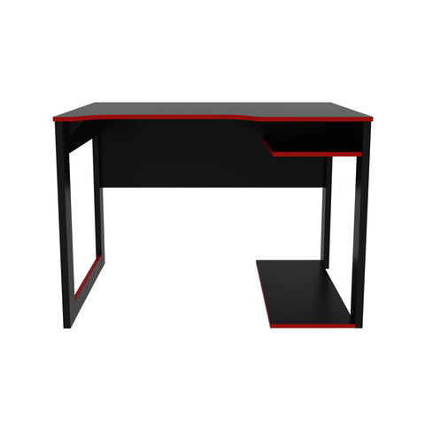 Mesa Gamer 105cm ME4161 Preto/Vermelho Tecnomobili