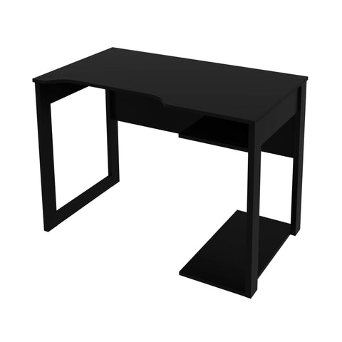 Mesa Gamer 105cm ME4161 Preto/Preto Tecnomobili