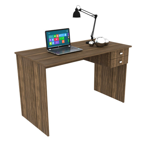 Mesa para Escritório 117cm com 2 Gavetas ME4165 Nogal Tecnomobili