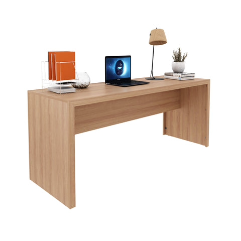 Mesa Para Escritório 180cm Me4185 Amêndoa Tecnomobili