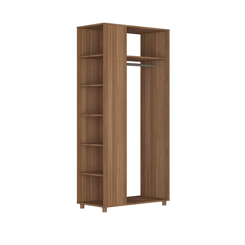 Guarda Roupa Closet com 1 Cabideiro e 7 Nichos Nova Mobile Montana