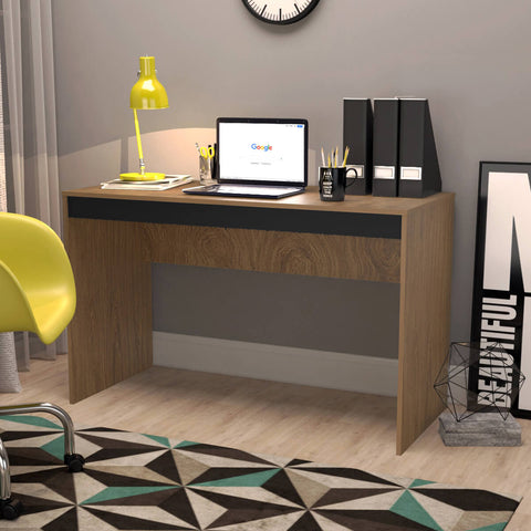 Mesa para Escritório B23 Nova Mobile Mel e Preto