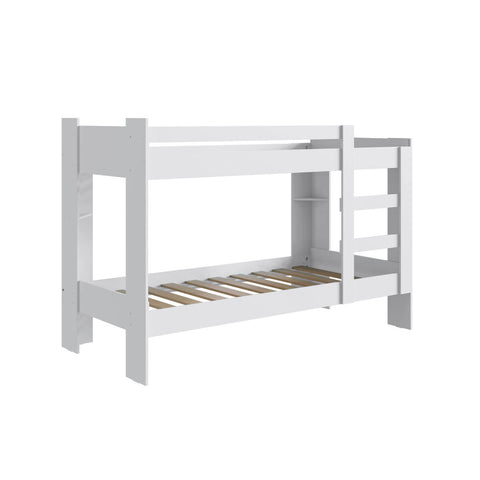 Cama Beliche 100% MDF com Pintura UV Branco Acetinado B63 Nova Móbile