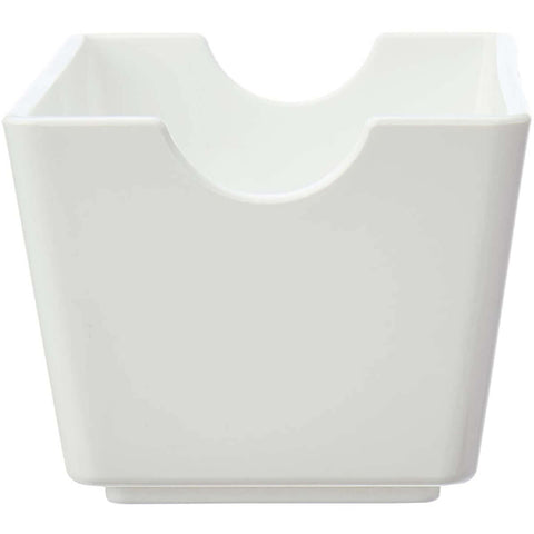 Kit 6 Suportes para Sachês Molhos 11x6,5x5,1cm Branco Organizador Uno Coza de Mesa