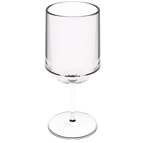 12 Taças para Vinho Água Drinks 250ml Crippa Plástico Resistente Transparente 