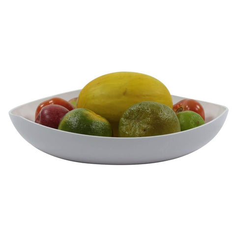 Fruteira de Mesa 3,5L Trio Crippa Bancada Branco Porta Frutas Legumes