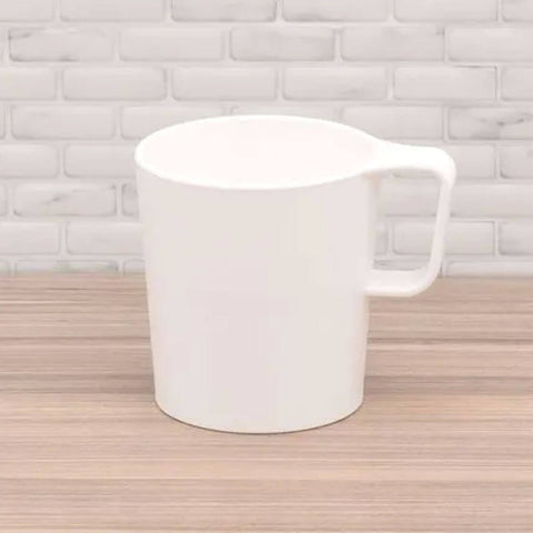 Caneca Escolar Empilhável 250ml Branca Casual Coza Refeitórios Cantina